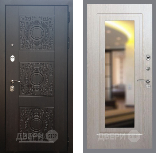 Входная металлическая Дверь Рекс (REX) 10 FLZ-120 Беленый дуб в Павловском Посаде