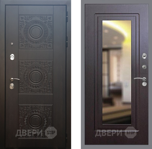 Входная металлическая Дверь Рекс (REX) 10 FLZ-120 Венге в Павловском Посаде