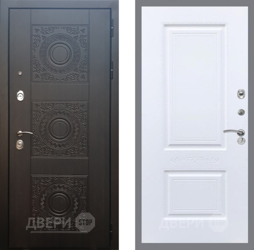 Входная металлическая Дверь Рекс (REX) 10 Смальта Силк Сноу в Павловском Посаде