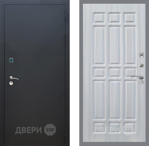 Дверь Рекс (REX) 1A Черный Муар FL-33 Сандал белый в Павловском Посаде