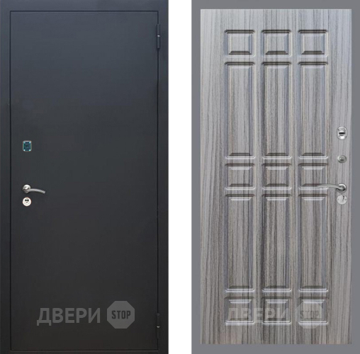 Дверь Рекс (REX) 1A Черный Муар FL-33 Сандал грей в Павловском Посаде
