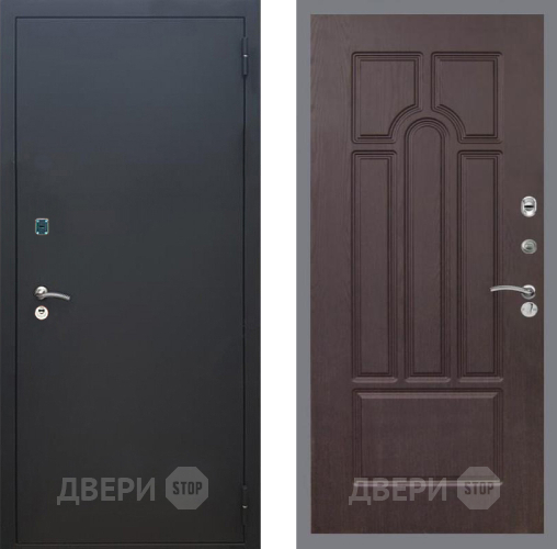 Дверь Рекс (REX) 1A Черный Муар FL-58 Венге в Павловском Посаде