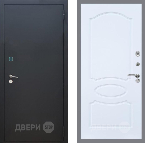 Дверь Рекс (REX) 1A Черный Муар FL-128 Силк Сноу в Павловском Посаде