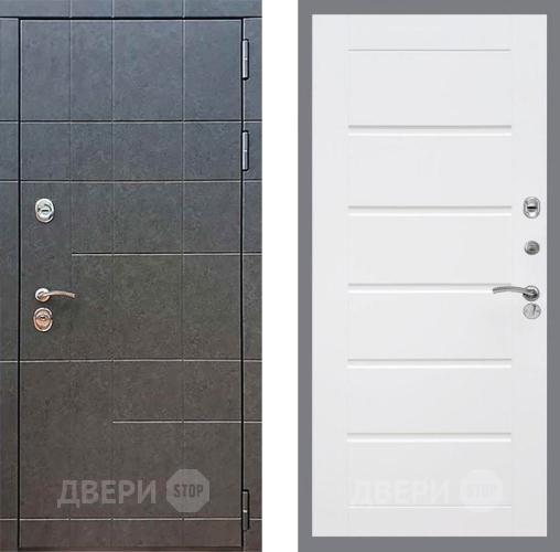 Входная металлическая Дверь Рекс (REX) 21 Сити Белый ясень в Павловском Посаде