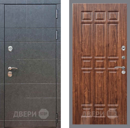 Входная металлическая Дверь Рекс (REX) 21 FL-33 орех тисненый в Павловском Посаде