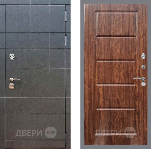 Входная металлическая Дверь Рекс (REX) 21 FL-39 орех тисненый в Павловском Посаде