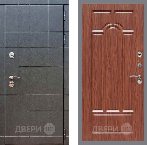 Входная металлическая Дверь Рекс (REX) 21 FL-58 орех тисненый в Павловском Посаде
