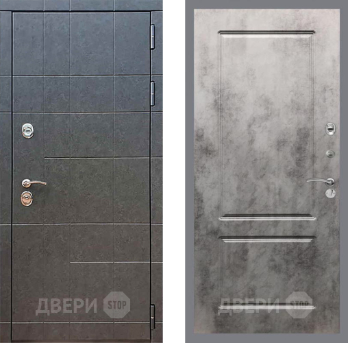 Входная металлическая Дверь Рекс (REX) 21 FL-117 Бетон темный в Павловском Посаде