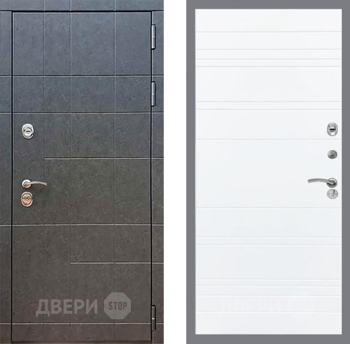 Дверь Рекс (REX) 21 Line Силк Сноу в Павловском Посаде