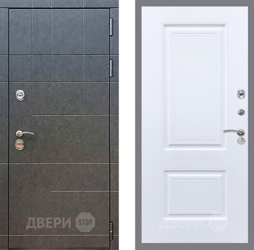 Входная металлическая Дверь Рекс (REX) 21 Смальта Силк Сноу в Павловском Посаде