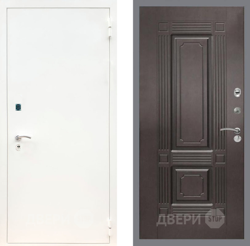 Дверь Рекс (REX) 1А Белая шагрень FL-2 Венге в Павловском Посаде