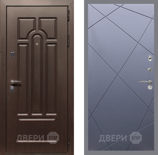 Входная металлическая Дверь Рекс (REX) Эврика FL-291 Силк титан в Павловском Посаде