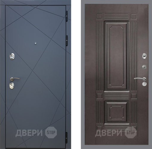 Входная металлическая Дверь Рекс (REX) 13 Силк Титан FL-2 Венге в Павловском Посаде