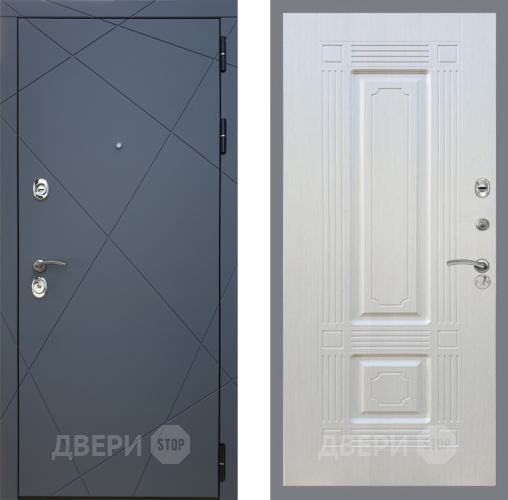 Входная металлическая Дверь Рекс (REX) 13 Силк Титан FL-2 Лиственница беж в Павловском Посаде