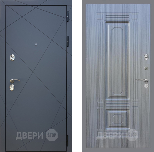 Входная металлическая Дверь Рекс (REX) 13 Силк Титан FL-2 Сандал грей в Павловском Посаде