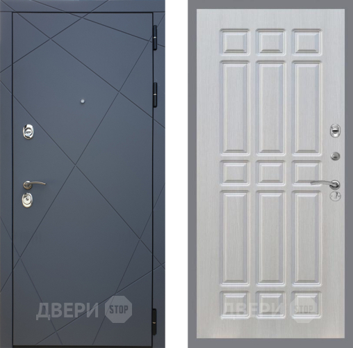 Входная металлическая Дверь Рекс (REX) 13 Силк Титан FL-33 Лиственница беж в Павловском Посаде