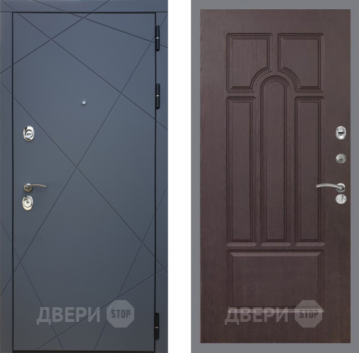 Входная металлическая Дверь Рекс (REX) 13 Силк Титан FL-58 Венге в Павловском Посаде