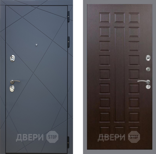 Входная металлическая Дверь Рекс (REX) 13 Силк Титан FL-183 Венге в Павловском Посаде