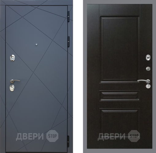 Входная металлическая Дверь Рекс (REX) 13 Силк Титан FL-243 Венге в Павловском Посаде