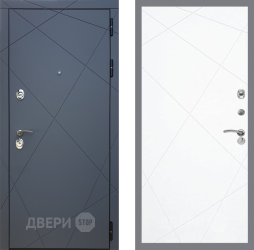 Входная металлическая Дверь Рекс (REX) 13 Силк Титан FL-291 Силк Сноу в Павловском Посаде