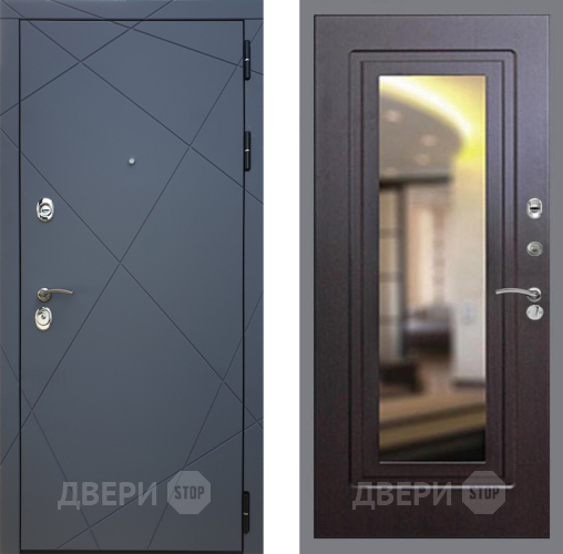 Входная металлическая Дверь Рекс (REX) 13 Силк Титан FLZ-120 Венге в Павловском Посаде