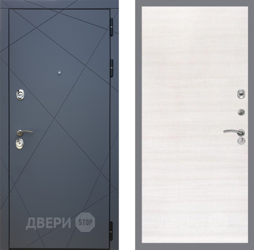 Входная металлическая Дверь Рекс (REX) 13 Силк Титан GL Акация в Павловском Посаде