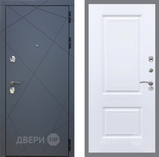 Входная металлическая Дверь Рекс (REX) 13 Силк Титан Смальта Силк Сноу в Павловском Посаде