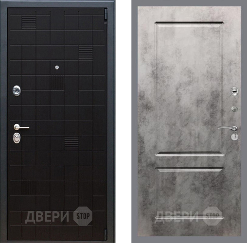 Входная металлическая Дверь Рекс (REX) 12 FL-117 Бетон темный в Павловском Посаде
