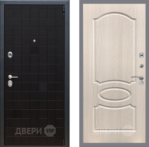 Входная металлическая Дверь Рекс (REX) 12 FL-128 Беленый дуб в Павловском Посаде