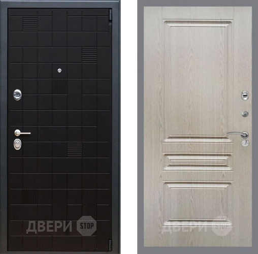Входная металлическая Дверь Рекс (REX) 12 FL-243 Беленый дуб в Павловском Посаде