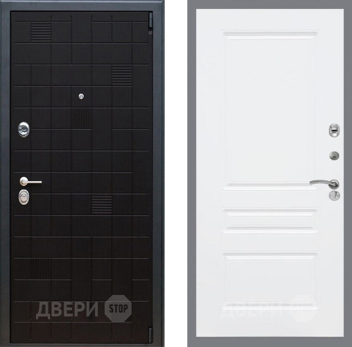 Входная металлическая Дверь Рекс (REX) 12 FL-243 Силк Сноу в Павловском Посаде