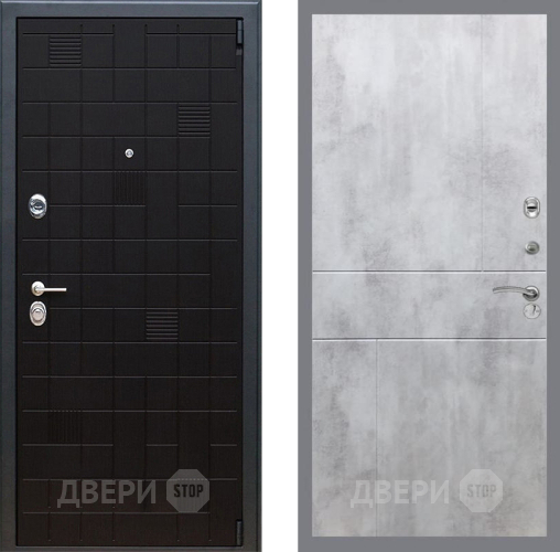 Входная металлическая Дверь Рекс (REX) 12 FL-290 Бетон светлый в Павловском Посаде
