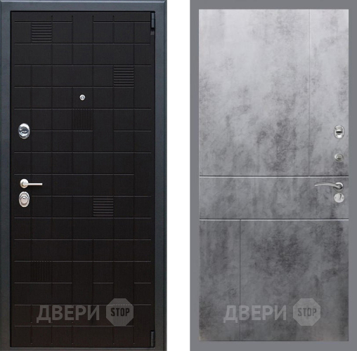 Входная металлическая Дверь Рекс (REX) 12 FL-290 Бетон темный в Павловском Посаде