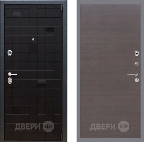 Входная металлическая Дверь Рекс (REX) 12 GL венге поперечный в Павловском Посаде
