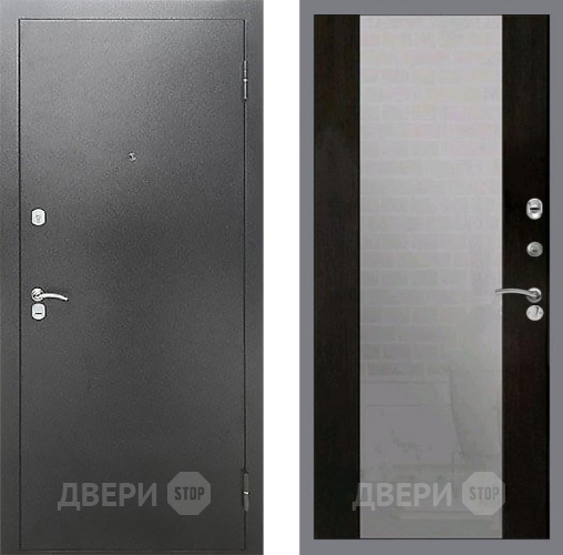 Входная металлическая Дверь Рекс (REX) Сити СБ-16 Зеркало Венге в Павловском Посаде