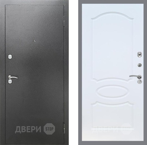 Входная металлическая Дверь Рекс (REX) Сити FL-128 Белый ясень в Павловском Посаде