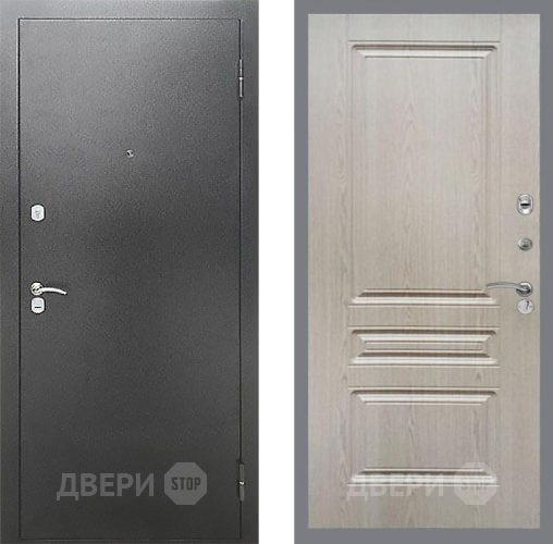 Входная металлическая Дверь Рекс (REX) Сити FL-243 Беленый дуб в Павловском Посаде