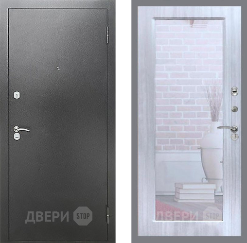 Дверь Рекс (REX) Сити Зеркало Пастораль Сандал белый в Павловском Посаде