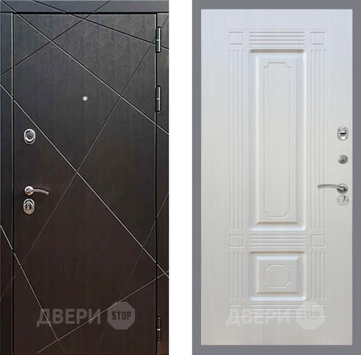 Входная металлическая Дверь Рекс (REX) 13 Венге FL-2 Лиственница беж в Павловском Посаде