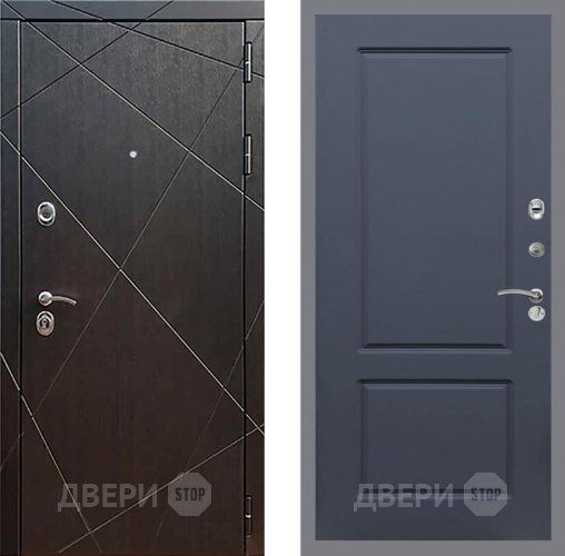 Входная металлическая Дверь Рекс (REX) 13 Венге FL-117 Силк титан в Павловском Посаде