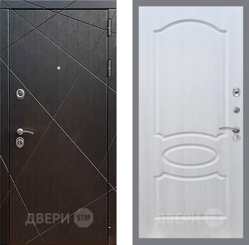 Входная металлическая Дверь Рекс (REX) 13 Венге FL-128 Лиственница беж в Павловском Посаде