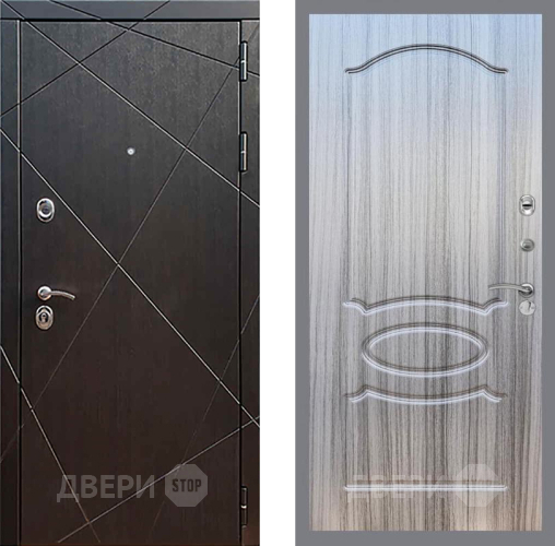 Входная металлическая Дверь Рекс (REX) 13 Венге FL-128 Сандал грей в Павловском Посаде