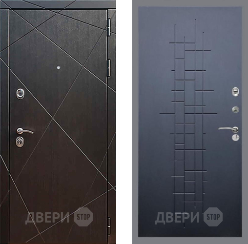Входная металлическая Дверь Рекс (REX) 13 Венге FL-289 Ясень черный в Павловском Посаде