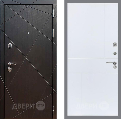 Входная металлическая Дверь Рекс (REX) 13 Венге FL-290 Силк Сноу в Павловском Посаде