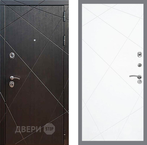 Входная металлическая Дверь Рекс (REX) 13 Венге FL-291 Силк Сноу в Павловском Посаде