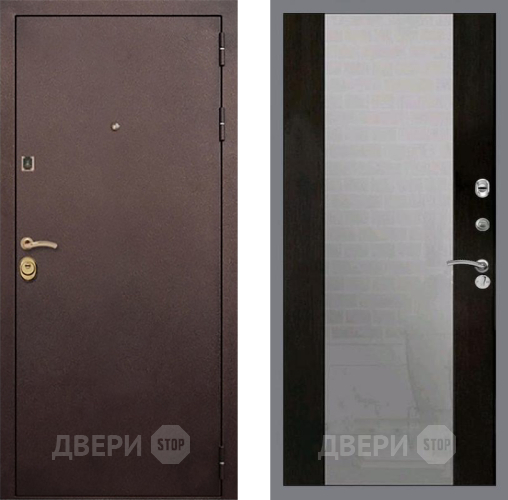 Входная металлическая Дверь Рекс (REX) Лайт 3К СБ-16 Зеркало Венге в Павловском Посаде