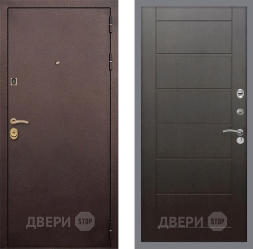 Входная металлическая Дверь Рекс (REX) Лайт 3К Сити Венге в Павловском Посаде