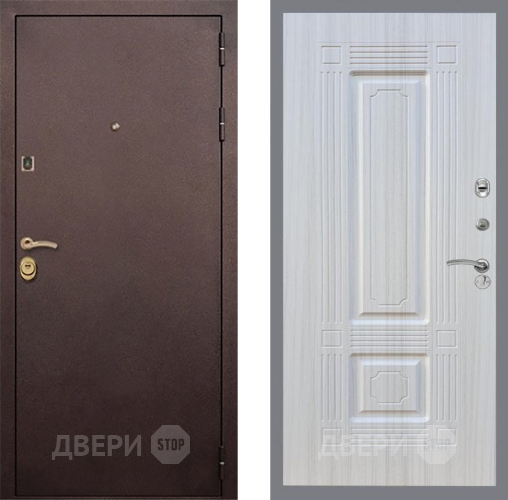 Входная металлическая Дверь Рекс (REX) Лайт 3К FL-2 Сандал белый в Павловском Посаде