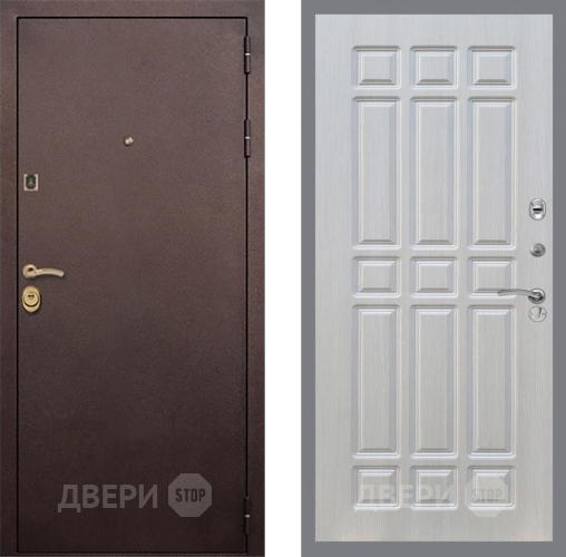Входная металлическая Дверь Рекс (REX) Лайт 3К FL-33 Лиственница беж в Павловском Посаде