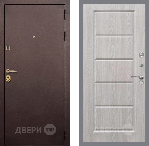 Входная металлическая Дверь Рекс (REX) Лайт 3К FL-39 Беленый дуб в Павловском Посаде